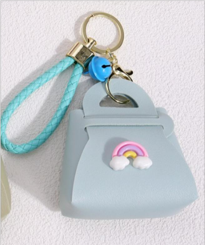 Rainbow Mini Blue Bag Charm