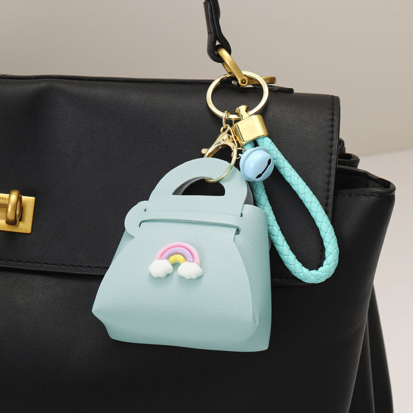 Rainbow Mini Blue Bag Charm