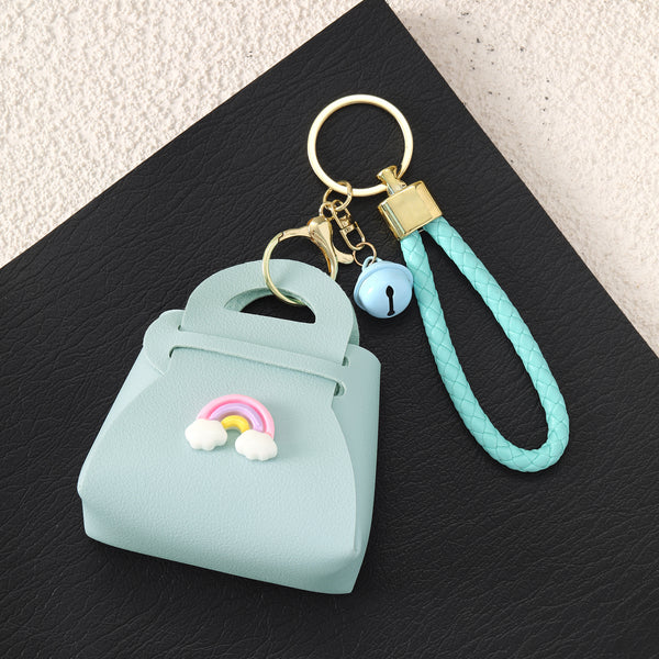 Rainbow Mini Blue Bag Charm