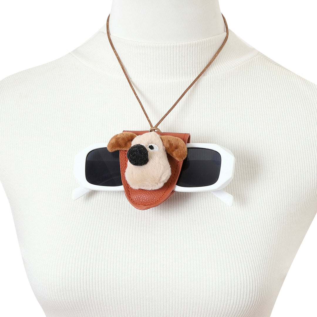 Cute Puppy Sunglass and scarf Holder Bag Charm