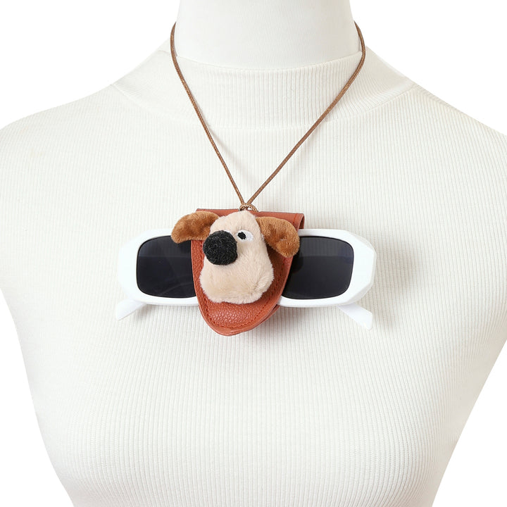 Cute Puppy Sunglass and scarf Holder Bag Charm