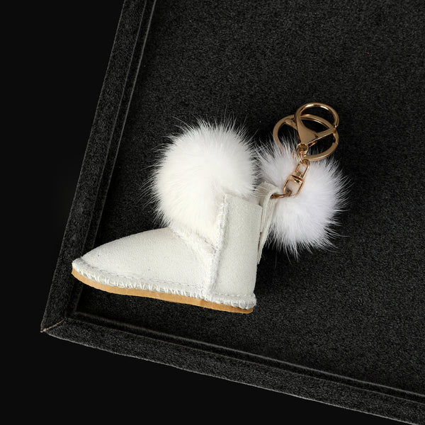 SnowBliss Winter Shoe Bag Charm