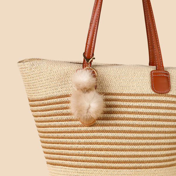 Winter Glove Pom Bag Charm