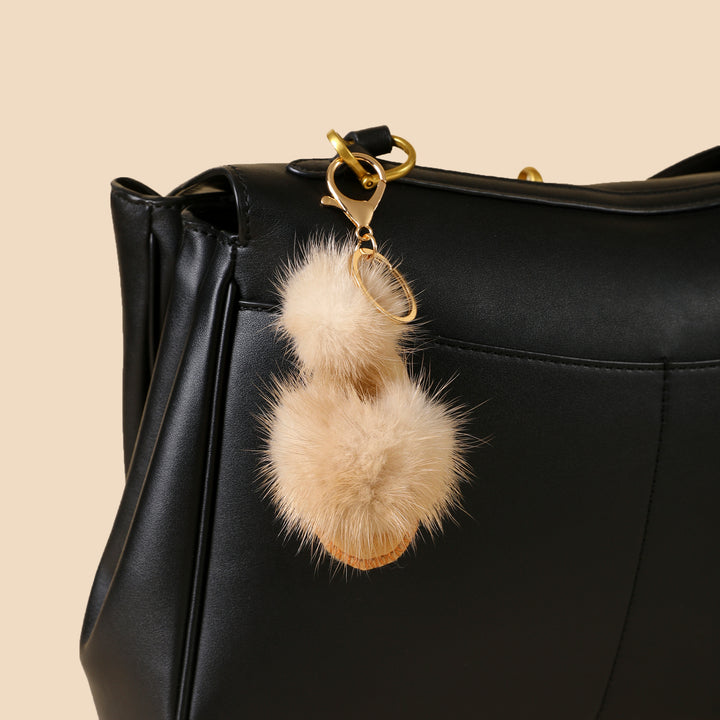 Winter Glove Pom Bag Charm