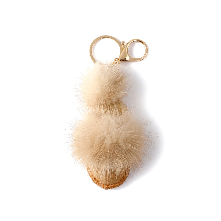 Winter Glove Pom Bag Charm
