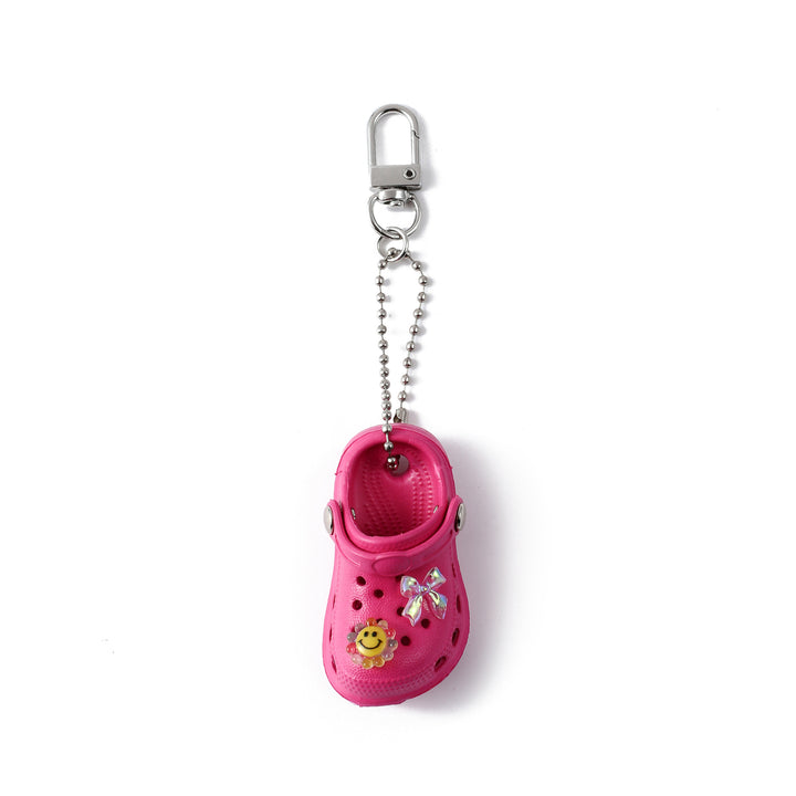 Pink Bow Mini Crocs Bag Charm