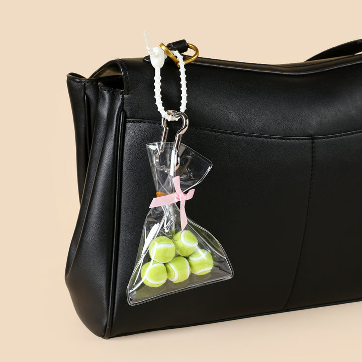 Sporty Tennis Ball Bag Charm