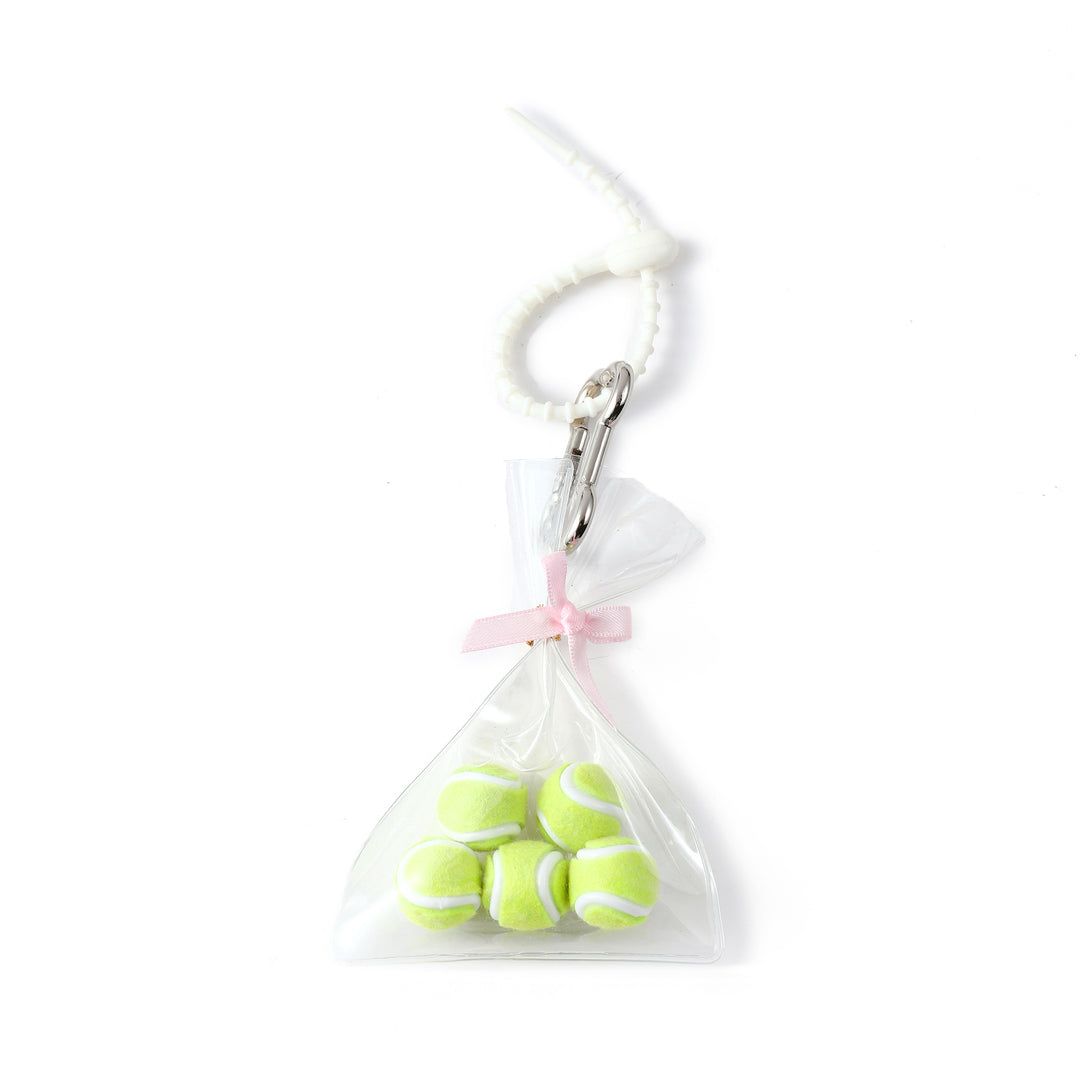 Sporty Tennis Ball Bag Charm