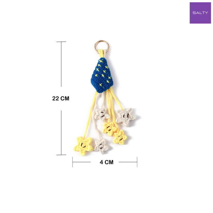 Winter Starrynight Bag Charm