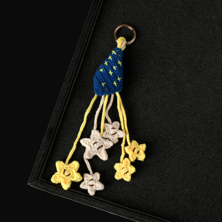 Winter Starrynight Bag Charm