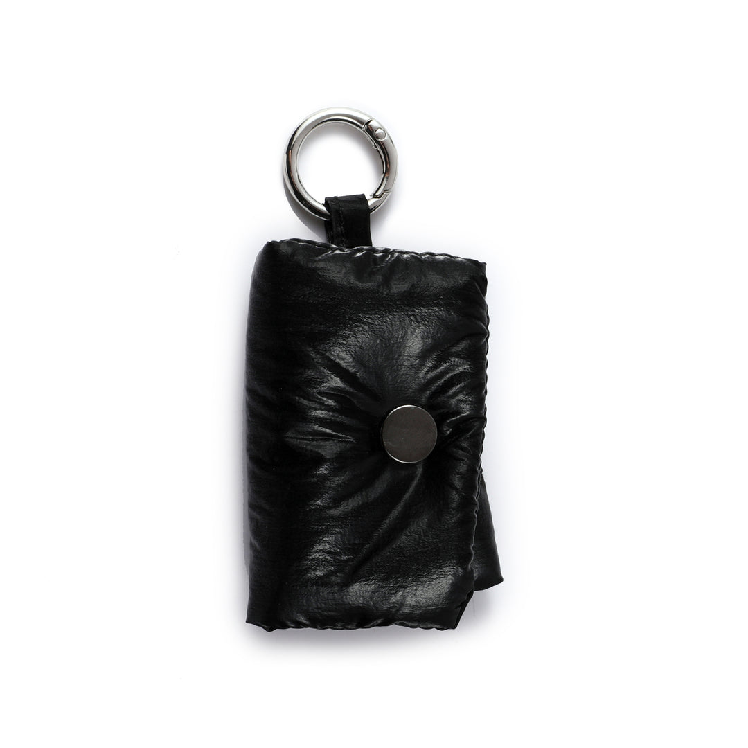 Sleek Storage Bag Charm - Black
