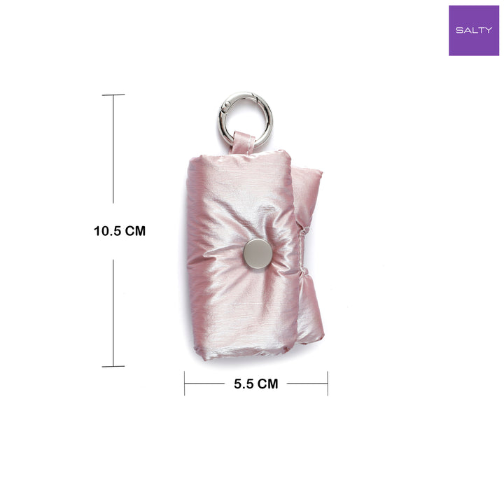 Sleek Storage Bag Charm - Dust Pink