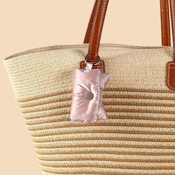 Sleek Storage Bag Charm - Dust Pink