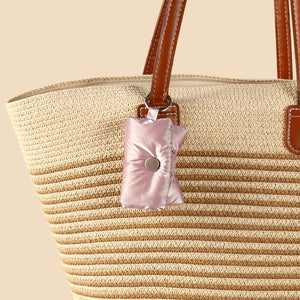 Sleek Storage Bag Charm - Dust Pink