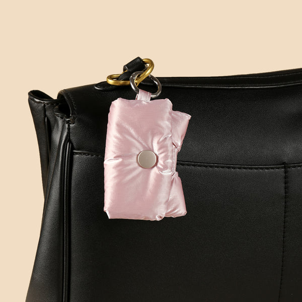 Sleek Storage Bag Charm - Dust Pink