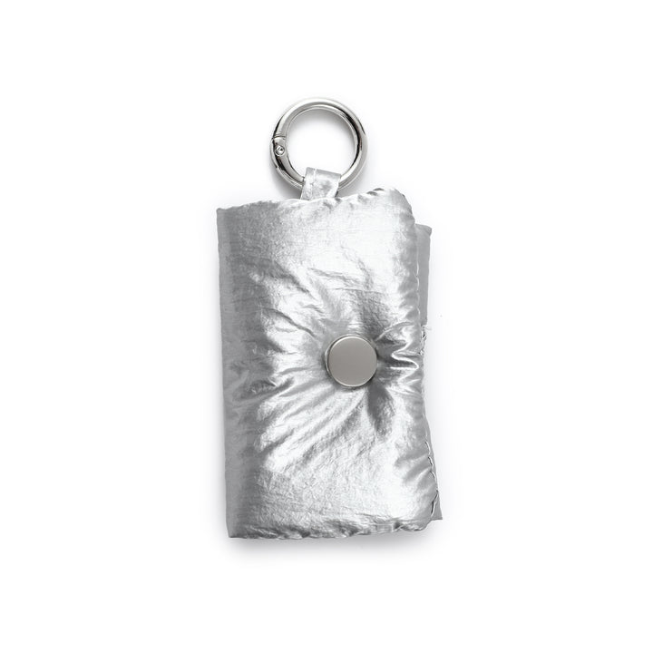 Sleek Storage Bag Charm - Silver