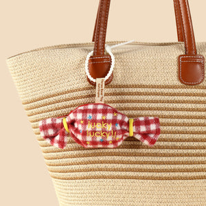 Sweet Mini Candy Bag Charm - Red