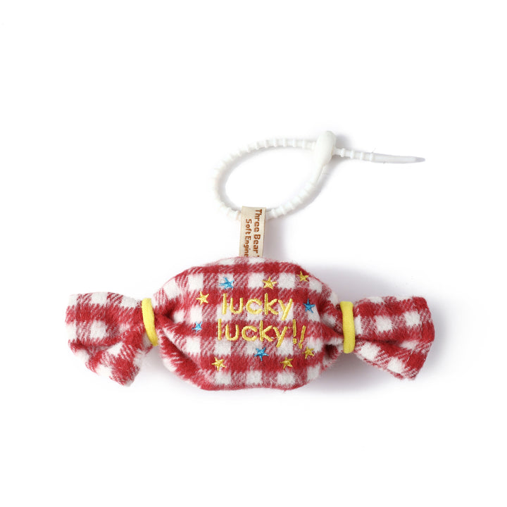 Sweet Mini Candy Bag Charm - Red