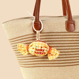Sweet Mini Candy Bag Charm - Yellow