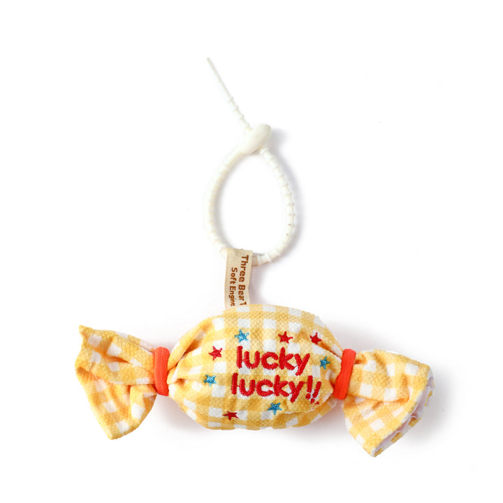Sweet Mini Candy Bag Charm - Yellow
