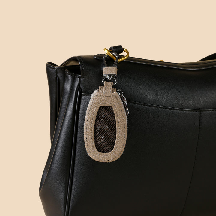 Universal Key Holder Bag Charm - Beige
