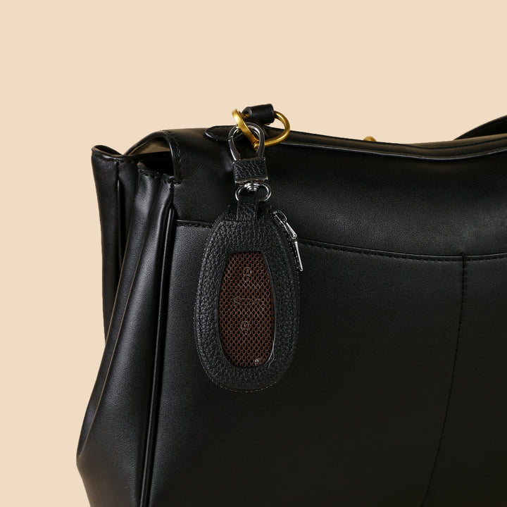 Universal Key Holder Bag Charm - Black