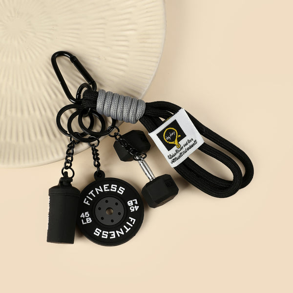 Mini Gym Buddy Bag Charm - Black