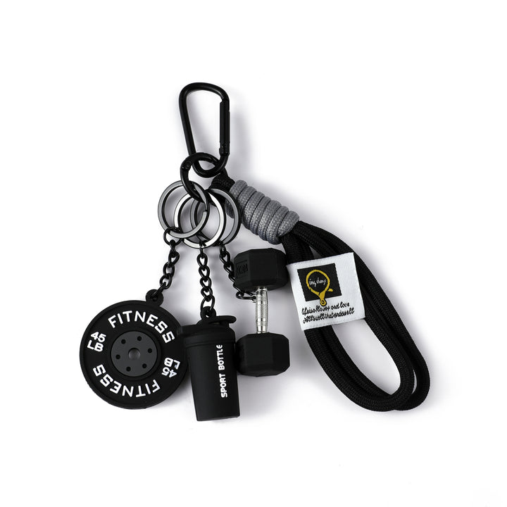 Mini Gym Buddy Bag Charm - Black
