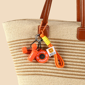 Mini Gym Buddy Bag Charm - Orange