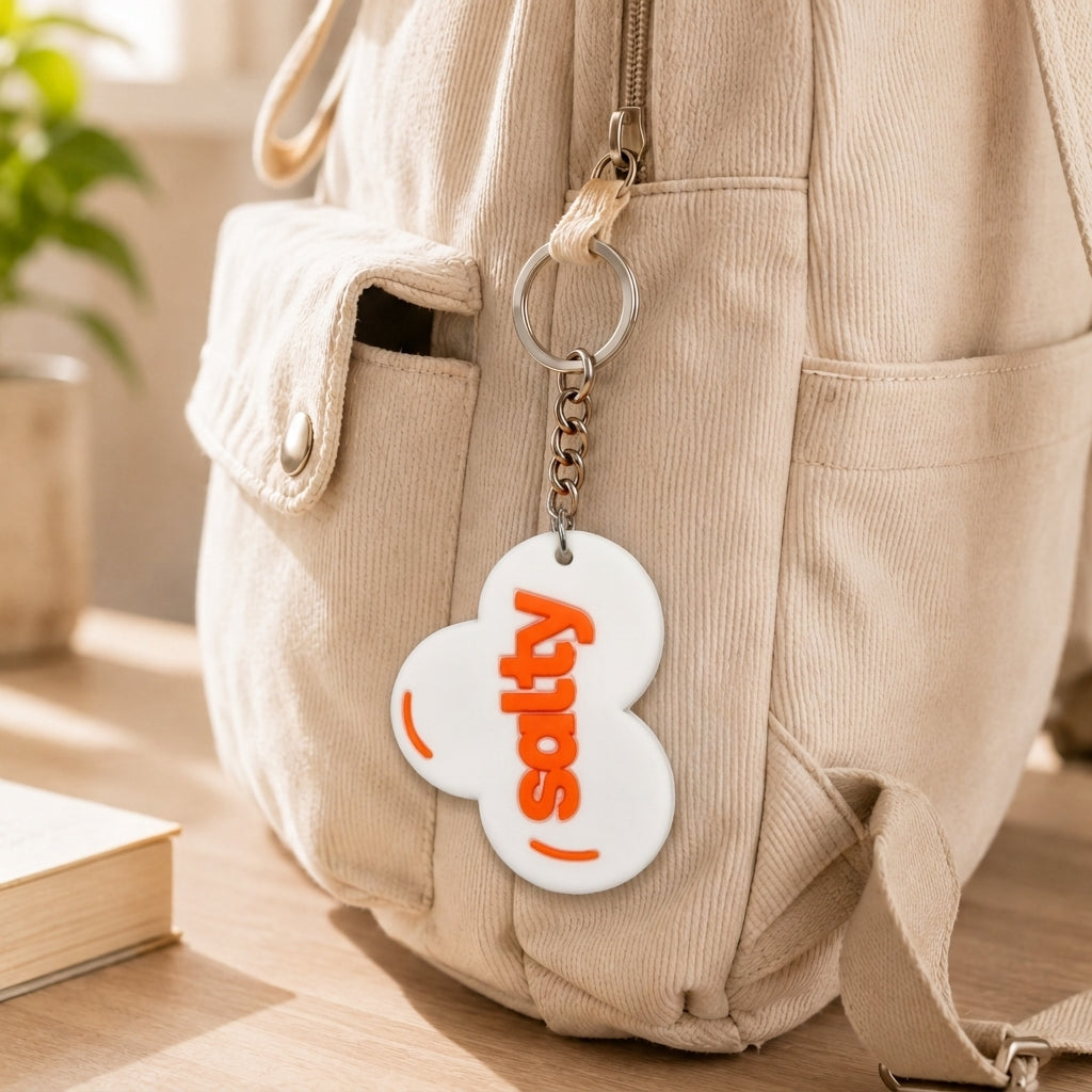 Vibe Pop Salty Cloud Keychain