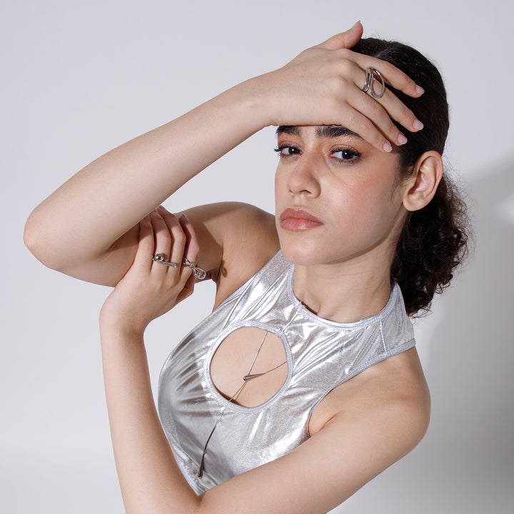 Four Ever Rings and Necklace Set