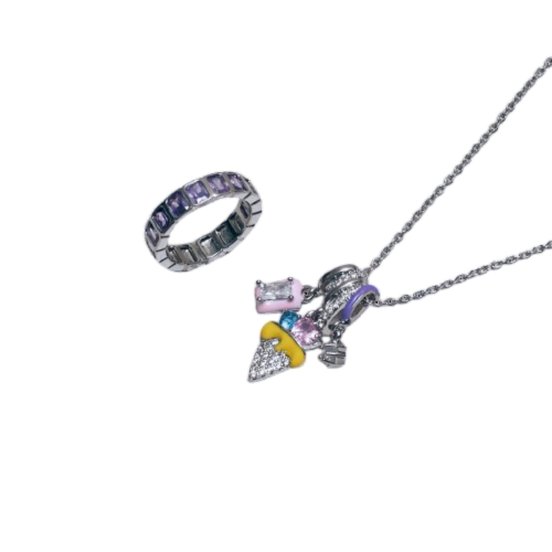 Luxe Necklace and Ring Duo - Salty Accessories