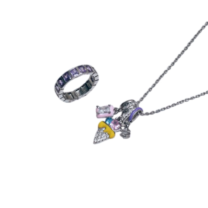 Luxe Necklace and Ring Duo - Salty Accessories