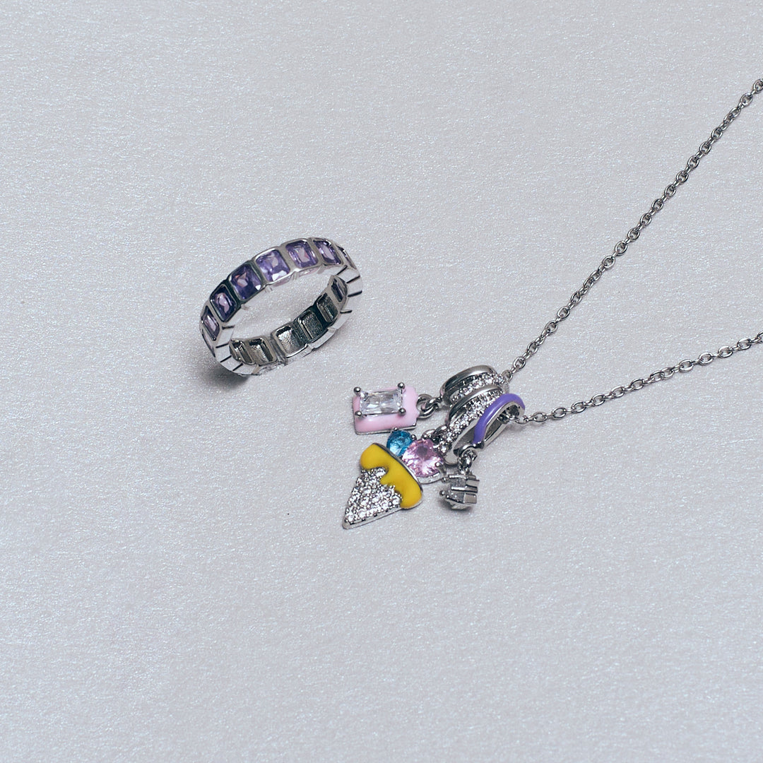 Luxe Necklace and Ring Duo - Salty Accessories