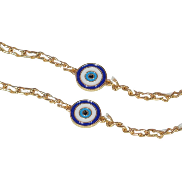Set of 2 Suraksha Evil-Eye Painted Rakhi