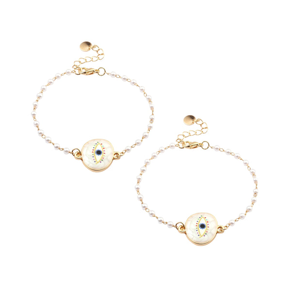 Set of 2 Evil Eye Rakhi for Sister