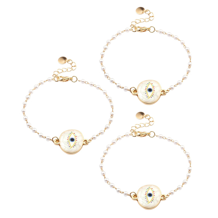 Set of 3 Evil Eye Rakhi for Sister