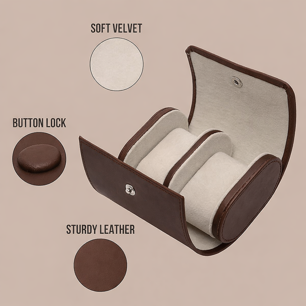 Couple Sync Watch Case Coffee