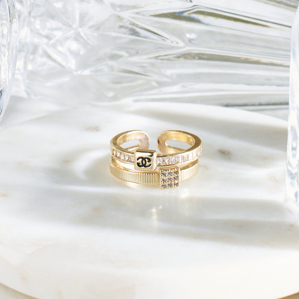 Calista Chunky Ring Salty