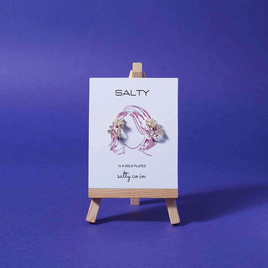 Calla Lily Chic Earrings Salty