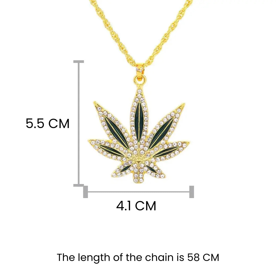 Cannabis Leaf Golden Chain | Salty