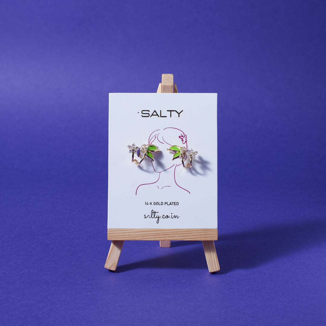 Canopy Elegance Climber Earrings - Salty Accessories