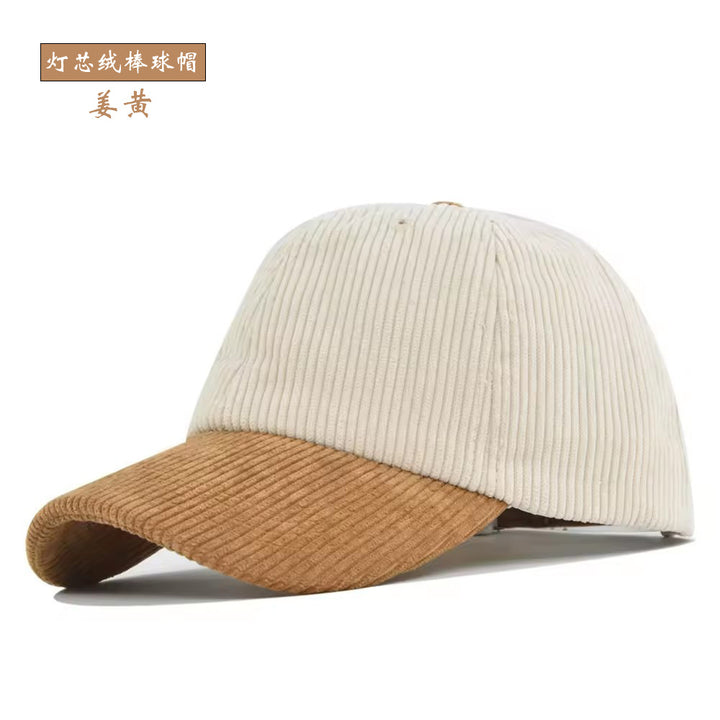 Honeycomb Duo Corduroy Cotton Baseball Cap