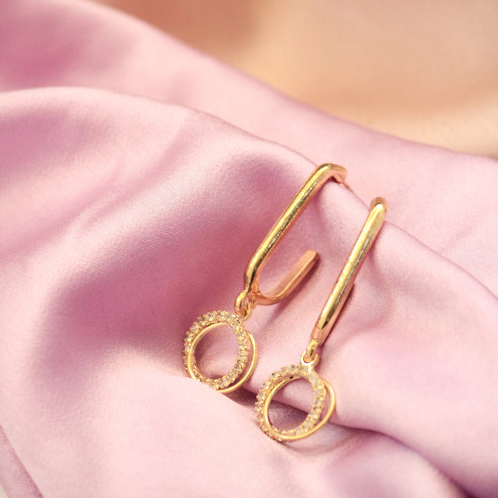 Casual Trend Gold Earrings