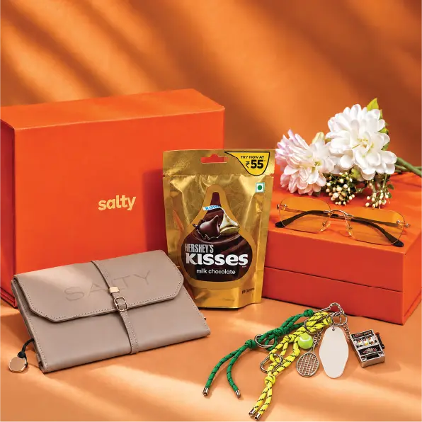Celebrate Brightly Share Joyfully Gift Generously Gift Box for Diwali | Salty