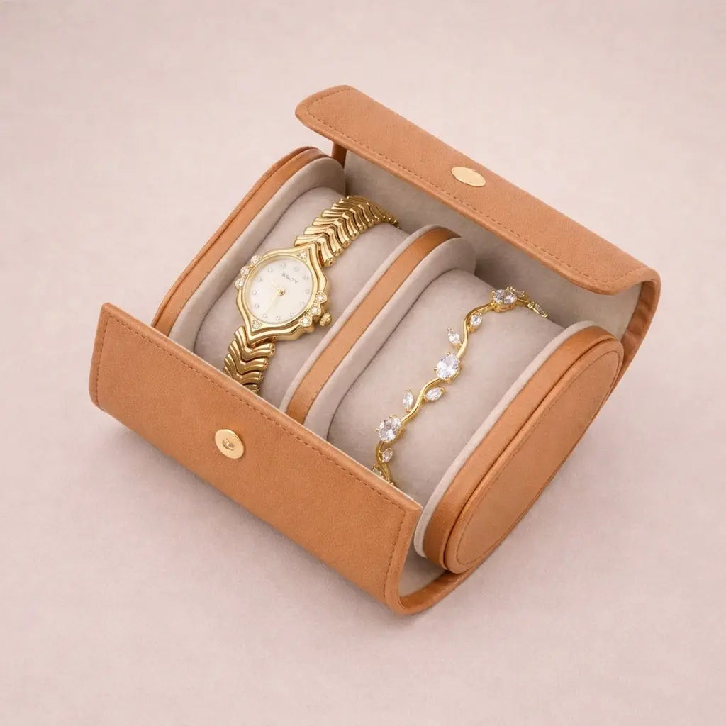 Celeste Gold Watch Bracelet Stack | Salty