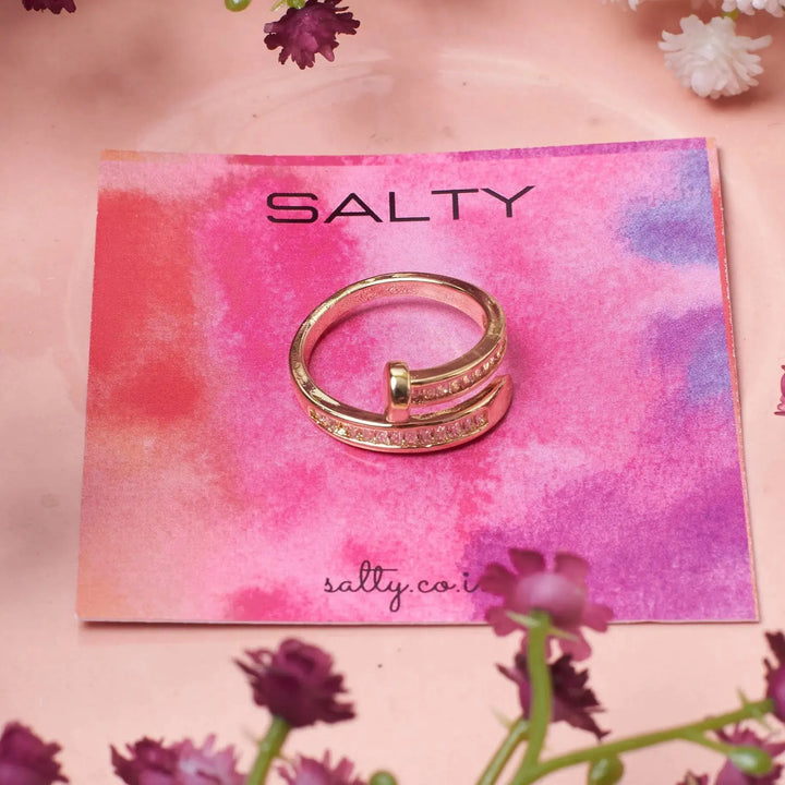 Celeste Golden Ring - Salty Accessories