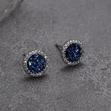 Celeste Solitaire Studs - Salty Accessories