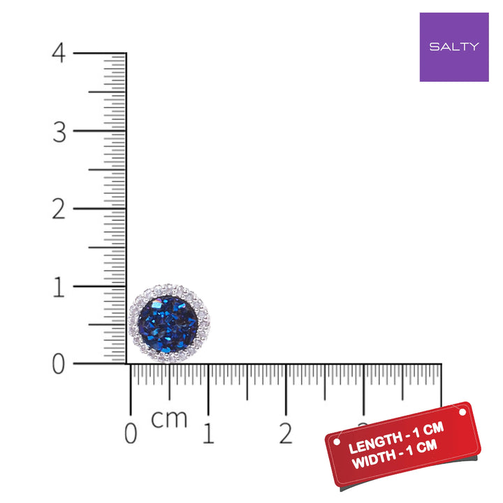 Celeste Solitaire Studs - Salty Accessories