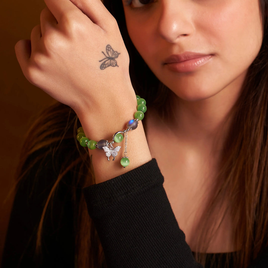 Celestial Butterfly Beaded Band - Salty Accessories